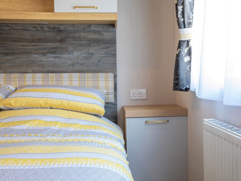 Caravan park home bedroom