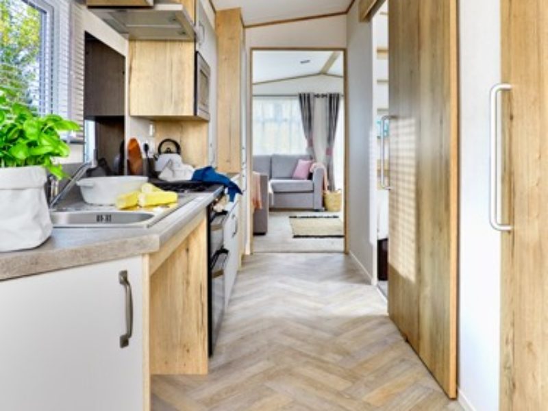 Accessible caravan home kitchen