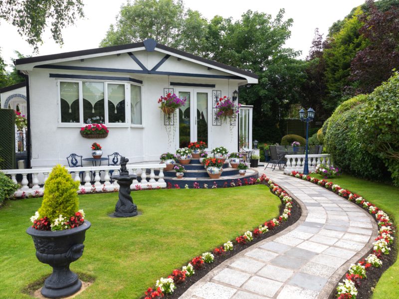 Residential static caravan for sale at caravan park in Blackpool