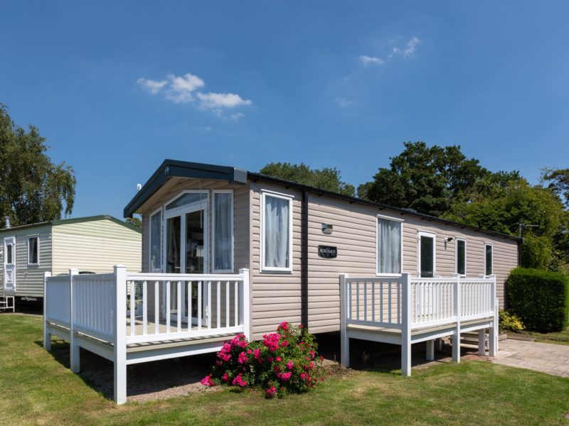 Caravan park home near Blackpool