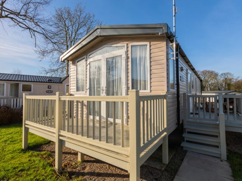 Exterior view of Vista Gold caravan holiday home