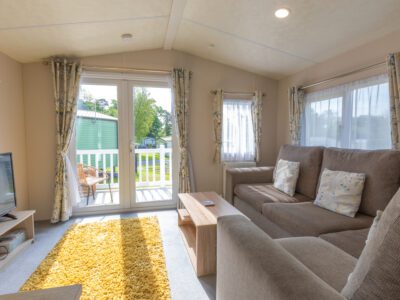 Mobile home from inside - Living room
